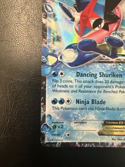 Ash-Greninja EX Pokemon Black Star Promos Foil Card #XY133 -NM - Image 4