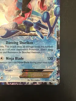 Ash-Greninja EX Pokemon Black Star Promos Foil Card #XY133 -NM - Image 5