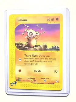 CUBONE - 72/147 - Aquapolis - Common - Pokemon Card - NM - Image 1