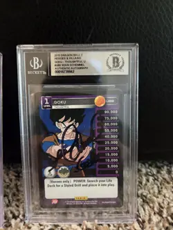 Sean Schemmel & Christopher Sabat Signed Dragon Ball Auto Cards VEGETA GOKU AUTO - Image 3