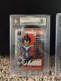 Sean Schemmel & Christopher Sabat Signed Dragon Ball Auto Cards VEGETA GOKU AUTO - Image 4