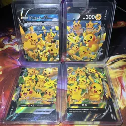 Pokemon TCG Pikachu V-union 4 Card Set - Image 1