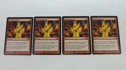 4x BURNING INQUIRY M10 CORE SET 2010 MTG MAGIC THE GATHERING NM / UNPLAYED - Image 1