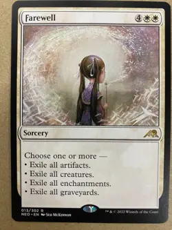 MTG 1x Farewell # 13 Kamigawa: Neon Dynasty Modern Magic the Gathering x1 NM - Image 1