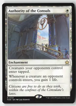 MTG - Authority of the Consuls R Foundations 137 LP-NM - Image 1