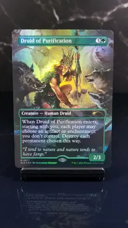 Druid Of Purification Secret Lair Foil x1 #877 NM *From Pack To Sleeve* - Image 1