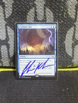 Near Mint Cyclonic Rift Return to Ravnica Signed by artist Chris Rahn MTG Magic - Image 1