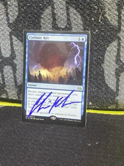 Near Mint Cyclonic Rift Return to Ravnica Signed by artist Chris Rahn MTG Magic - Image 2