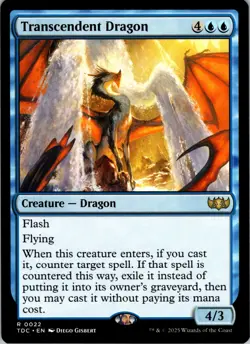 Transcendent Dragon - R - Creature - Dragon - Normal - Commander: Tarkir: Dragon - Image 1