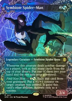 Symbiote Spider-Man (Borderless) Marvel's Spider-Man Magic FOIL - Image 1