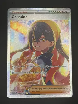 Pokemon TCG Carmine Scarlet & Violet Twilight Masquerade Holo Ultra Rare Card - Image 2