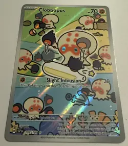 Clobbopus 207/191 Sv08: Surging Sparks Holo Pokemon TCG Illustration Rare NM - Image 1