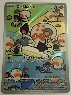 Clobbopus 207/191 Sv08: Surging Sparks Holo Pokemon TCG Illustration Rare NM - Image 2
