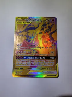 Pokemon TCG Reshiram & Charizard GX Sun & Moon SM247 Black Star Promo Holo NM - Image 1
