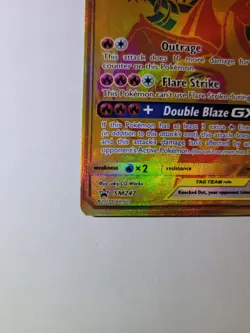 Pokemon TCG Reshiram & Charizard GX Sun & Moon SM247 Black Star Promo Holo NM - Image 2