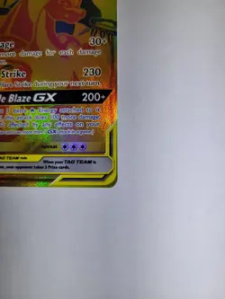 Pokemon TCG Reshiram & Charizard GX Sun & Moon SM247 Black Star Promo Holo NM - Image 3
