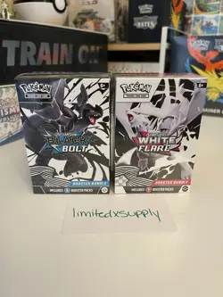 Pokemon Black Bolt & White Flare Booster Bundles Set of 2 *NEXT DAY SHIPPING - Image 1