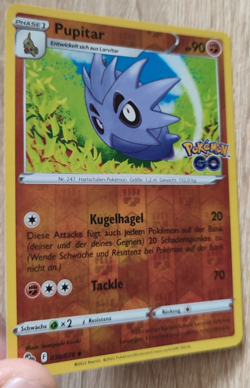 Pupitar 38/78 Pokemon Go Uncommon Reverse Holo Pokemon Pokemon Karte TCG - Image 2