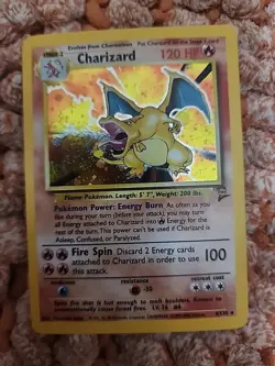 Pokemon Base Set 2 Charizard 4/130 Holo Rare 1999-2000 WOTC - Image 1