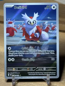 Delibird Illustration Rare Mega Evolution IR MEG 152/132 Near Mint Pokemon TCG - Image 1