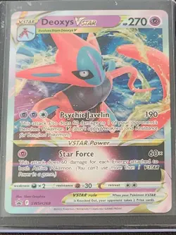 Deoxys VSTAR SWSH268 Holo Sword & Shield Promo Pokemon TCG NM Condition - Image 3