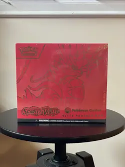 Pokemon Scarlet & Violet Elite Trainer Box Koraidon Pokemon Center ETB SEALED - Image 1