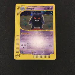 Gengar Expedition Swirl NM Pokemon Holo Rare 13/165 Foil CLEAN Vintage - Image 1