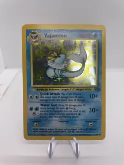 Wizards Of The Coast Pokemon Jungle Holo Vaporeon 12/64 (LP) - Image 1
