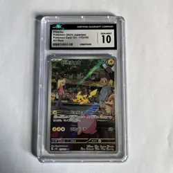 CGC 10 GEM MINT - Pikachu AR 173/165 SV2a Japanese Pokemon 151 TCG - Image 1
