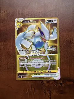 Lugia VStar 211/195 Pokemon Silver Tempest Secret Rare Gold Near Mint (NM) - Image 2