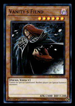 Yugioh Vanity's Fiend DUDE-EN034 Ultra Rare 1st Ed NM - Image 1