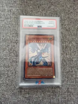 Yu-Gi-Oh! Blue Eyes Shining Dragon MOV-EN001 PSA 10 - Image 1