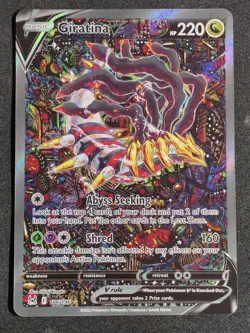 Pokemon Giratina v Alternate Full Art Holo Card 186/196 SWSH Lost Origin PSA 10 - Image 1