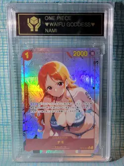 Nami ONE PIECE Anime Waifu Goddess CUSTOM CARD NM - Image 1