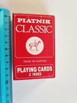 CARTE DA GIOCO PIATNIK CLASSIC POKER BRIDGE VINTAGE ORIGINAL PLAYING CARDS NEW - Image 1