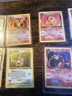 Fossil 1999 Dark Charizard Bundle Holo Pokemon Cards LP - Image 5