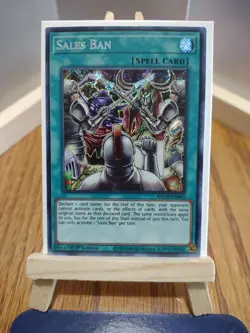 Yu-Gi-Oh Card TCG Sales Ban Battle of Chaos BACH-EN063 1st Edition Secret Rare. - Image 1