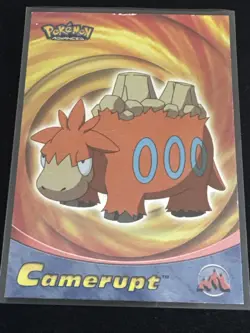 Camerupt #22 Pokemon Advanced Topps Holo Card 2003 - Image 1