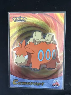 Camerupt #22 Pokemon Advanced Topps Holo Card 2003 - Image 3