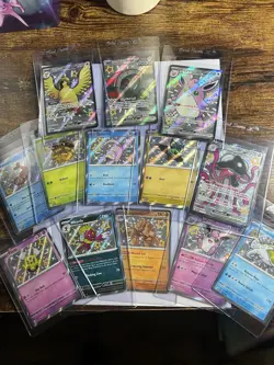 Pokemon Paldean Fates Shiny Holo Mixed Lot (12 Cards) - Image 1