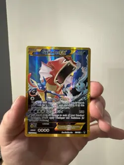 Gyarados EX 123/122 XY BREAKpoint 2016 Secret Holo Rare SHINY Pokemon Card TCG - Image 1