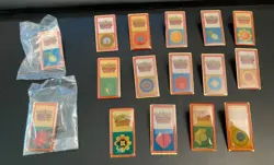 Lot of *16* 1999 Pokemon League Trading Card Game Pins/Badges! *NM* (2 NIP!) - Image 1