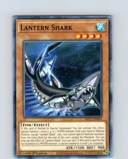 Yu-Gi-Oh TCG Lantern Shark MP21-EN054 1st Edition Regular Common Card NM - Image 1