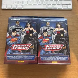 2017 Panini Justice League MetaX TCG 50 Card Starter Box x2 - Image 1