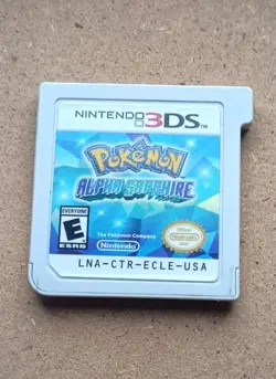 Nintendo 3ds Pokemon Alpha Sapphire Game Card Fully Functional Free Shipping! - Image 1