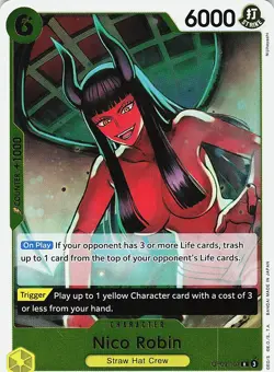 One Piece Emperors in the New World Nico Robin Foil Card OP09-107 - Image 1