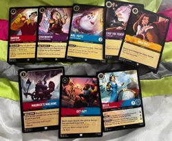 Lorcana Beauty and The Beast Lot (9 Cards, NM) - Image 1