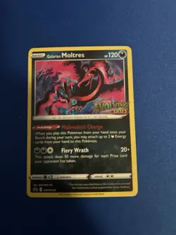 Galarian Moltres - (Prerelease) SWSH125 SWSH: Sword & Shield Promo Cards Holo - Image 1