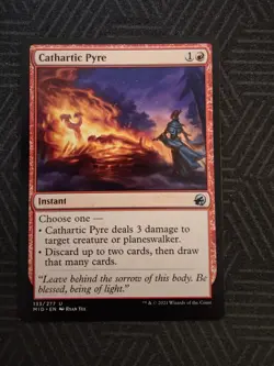 mtg cathartic pyre innistrad: midnight hunt - Image 1