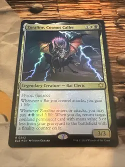 MTG - Zoraline, Cosmos Caller (242) - Bloomburrow - Near Mint Foil - Image 1